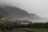 Motorcycle on Coast